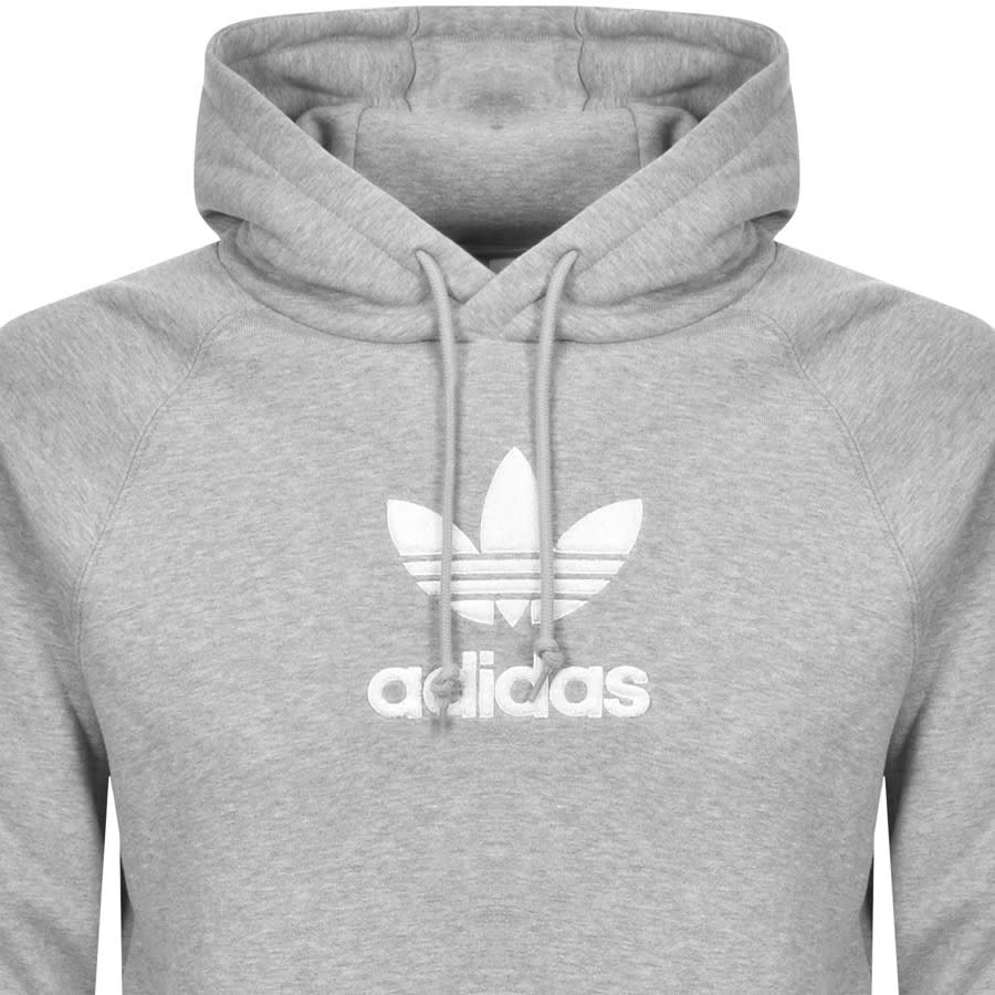Alternative Image for Productadidas Originals Logo Hoodie Grey2